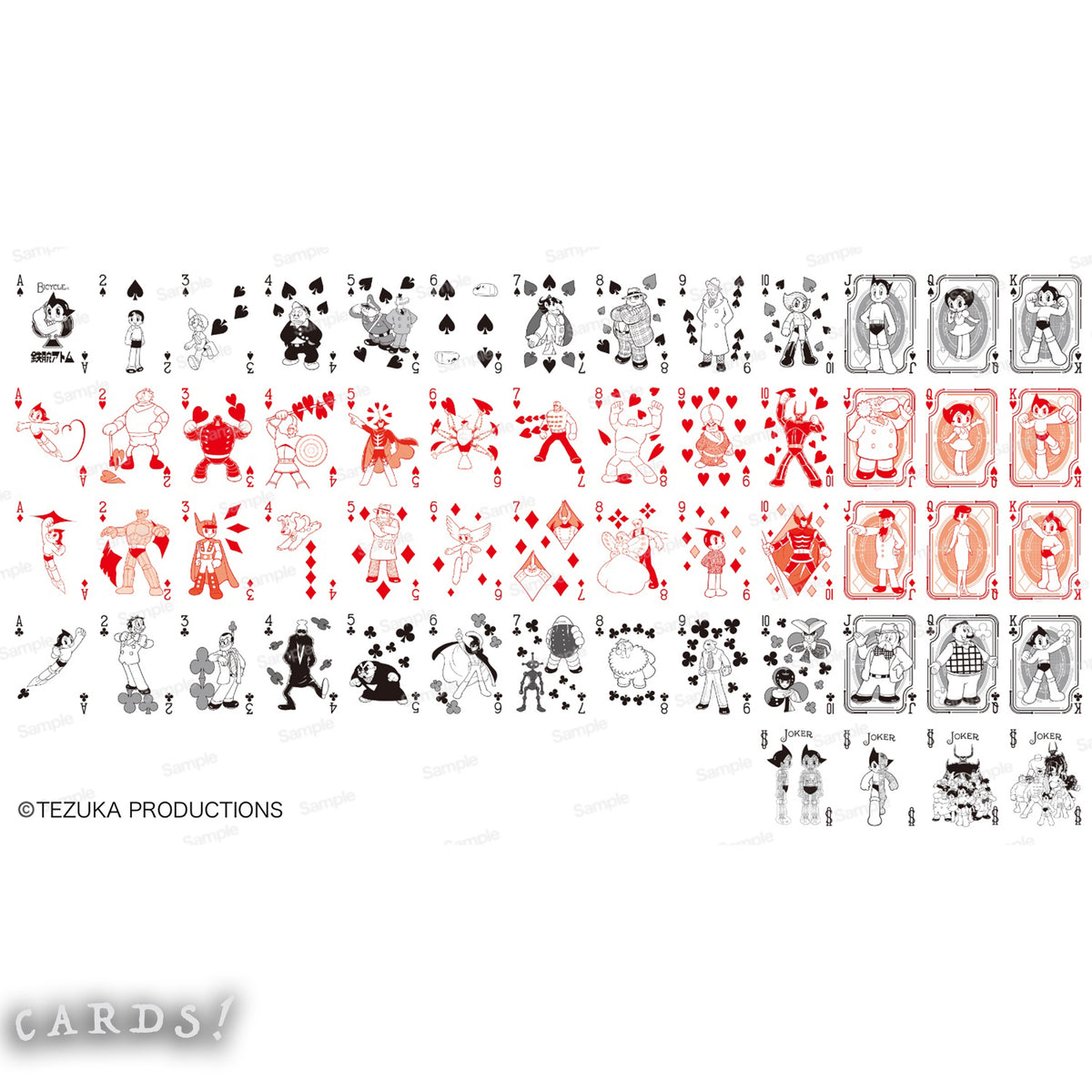 Bicycle Astro Boy Playing Cards - The Lanes HK
