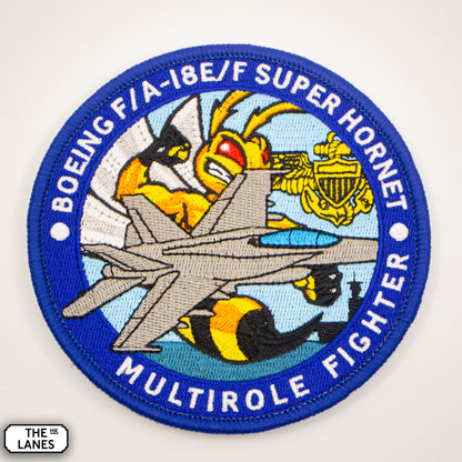 F/A-18E/F Super Hornet Fighter Embroidered Morale Patch