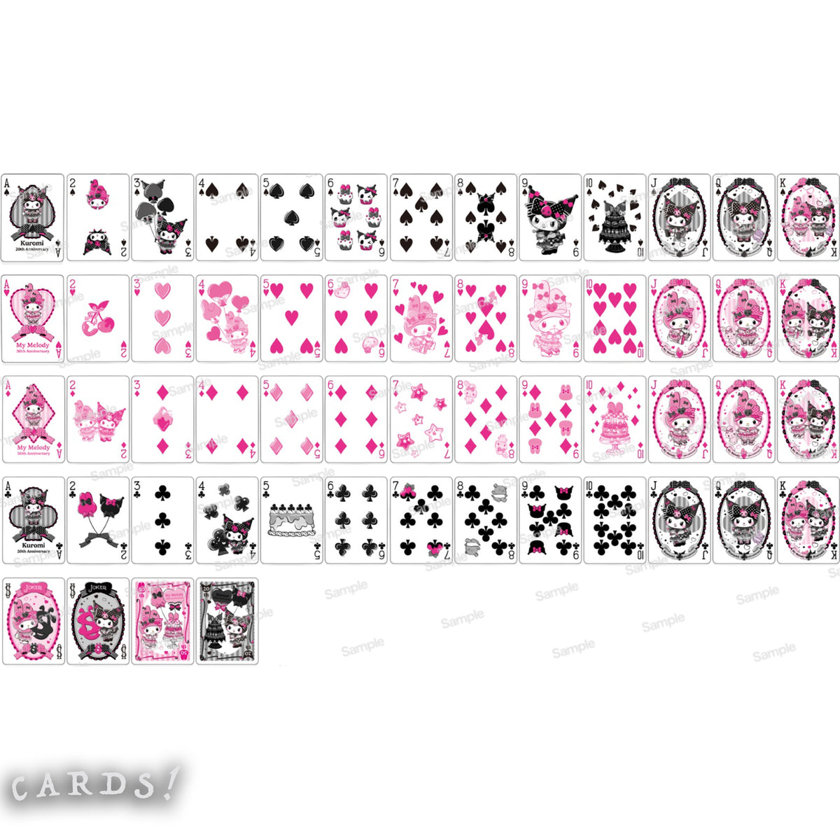 Bicycle My Melody 50th & Kuromi 20th Playing Cards - The Lanes HK