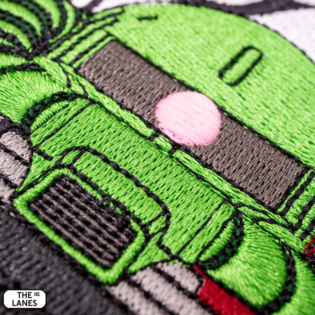 GLOW IN THE DARK MS-06F Zaku II Embroidered Morale Patch