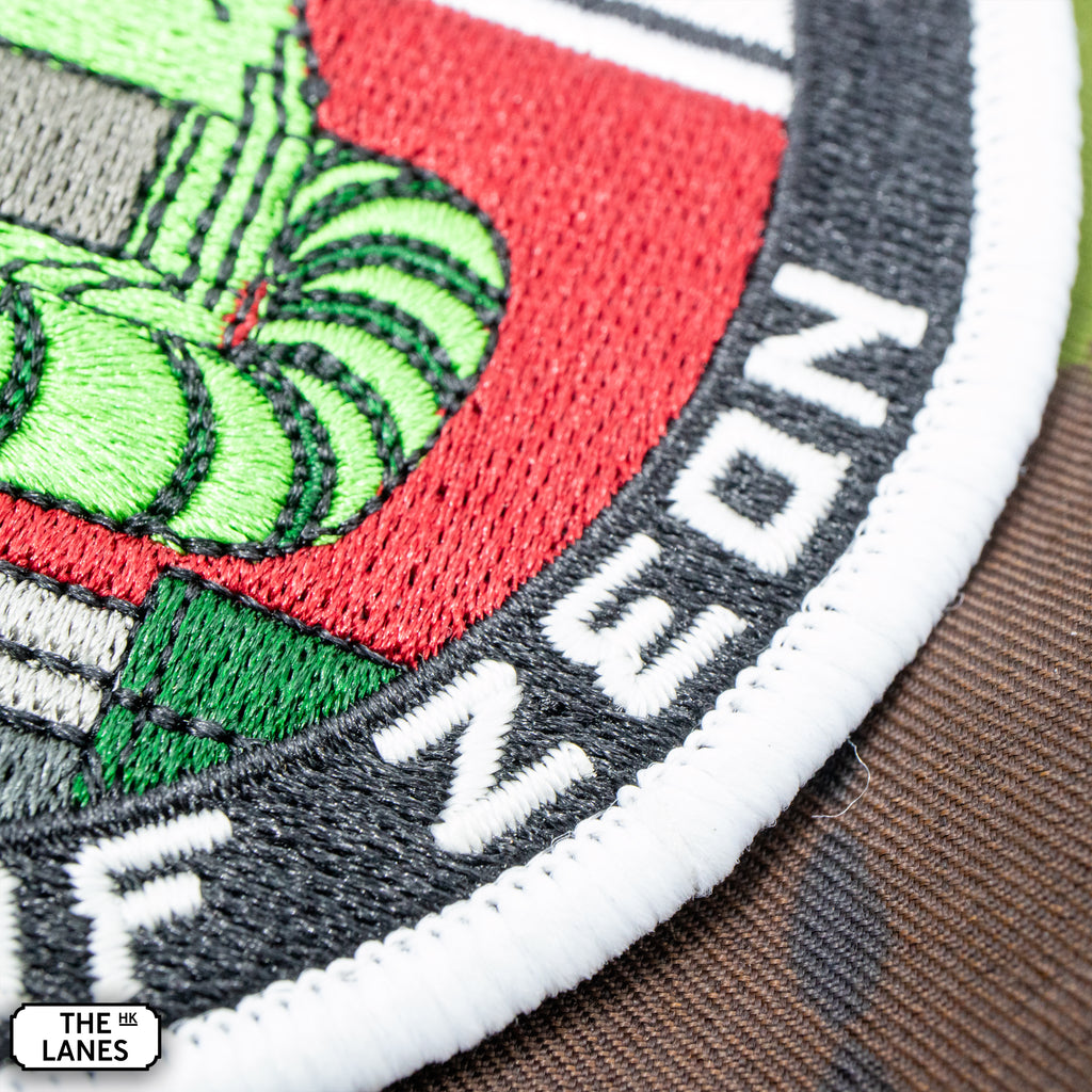 GLOW IN THE DARK MS-06F Zaku II Embroidered Morale Patch