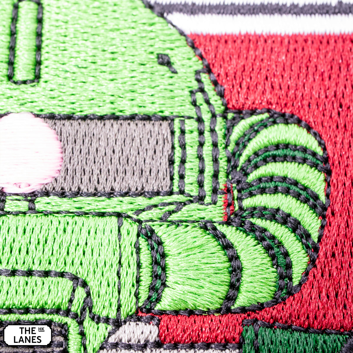 暗闇で光る MS-06S ザク II 指揮官刺繍士気パッチ
