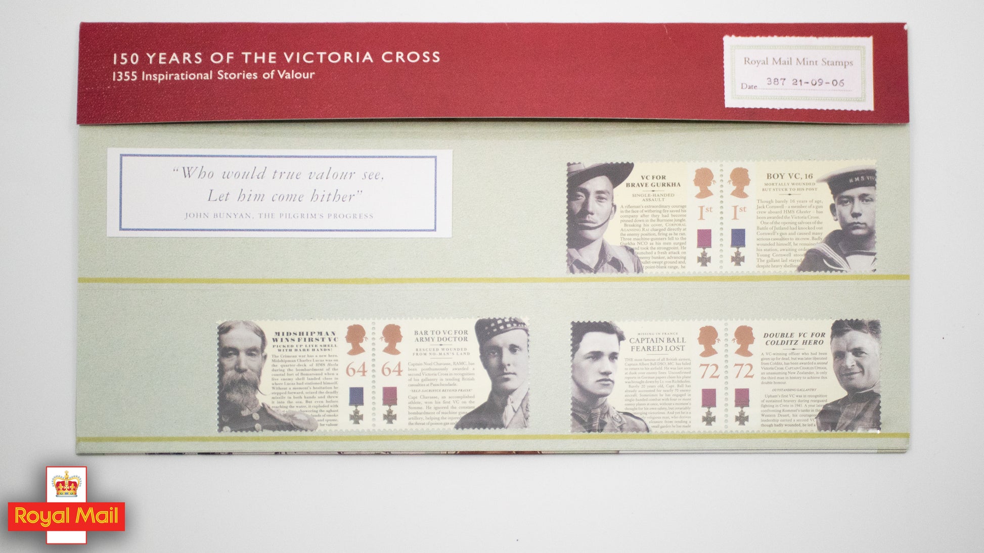 #387: 2006 150th anniversary of the Victoria Cross Presentation Pack