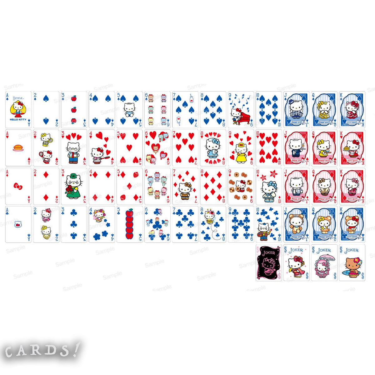 Bicycle Hello Kitty Playing Cards - The Lanes HK