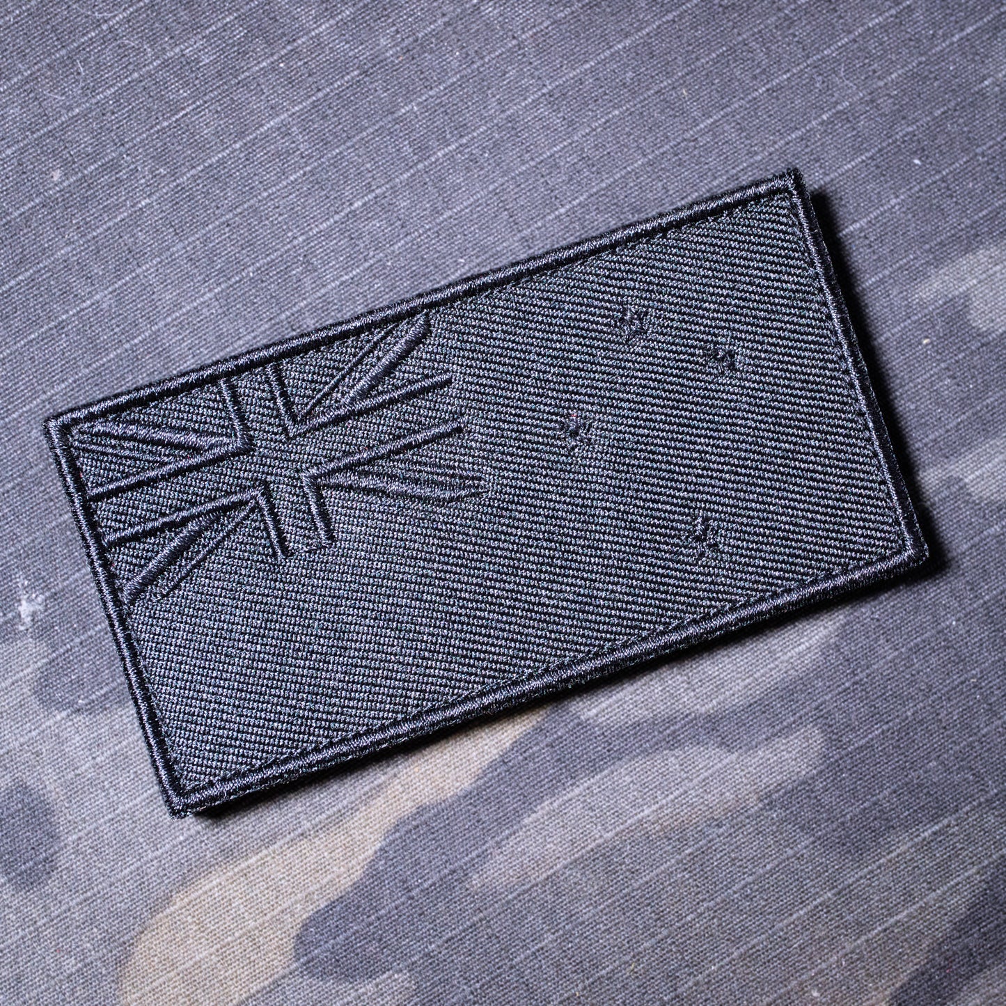 [Black on Black] Flag of New Zealand Embroidered Morale Patch