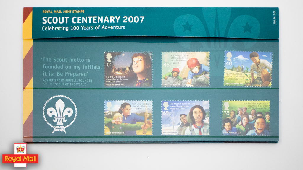 #400: 2007 Centenary of Scouting - One Hundred Years of Adventure Presentation Pack