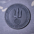 [Black on Black] Ukraine International Legion Embroidered Morale Patch - The Lanes HK