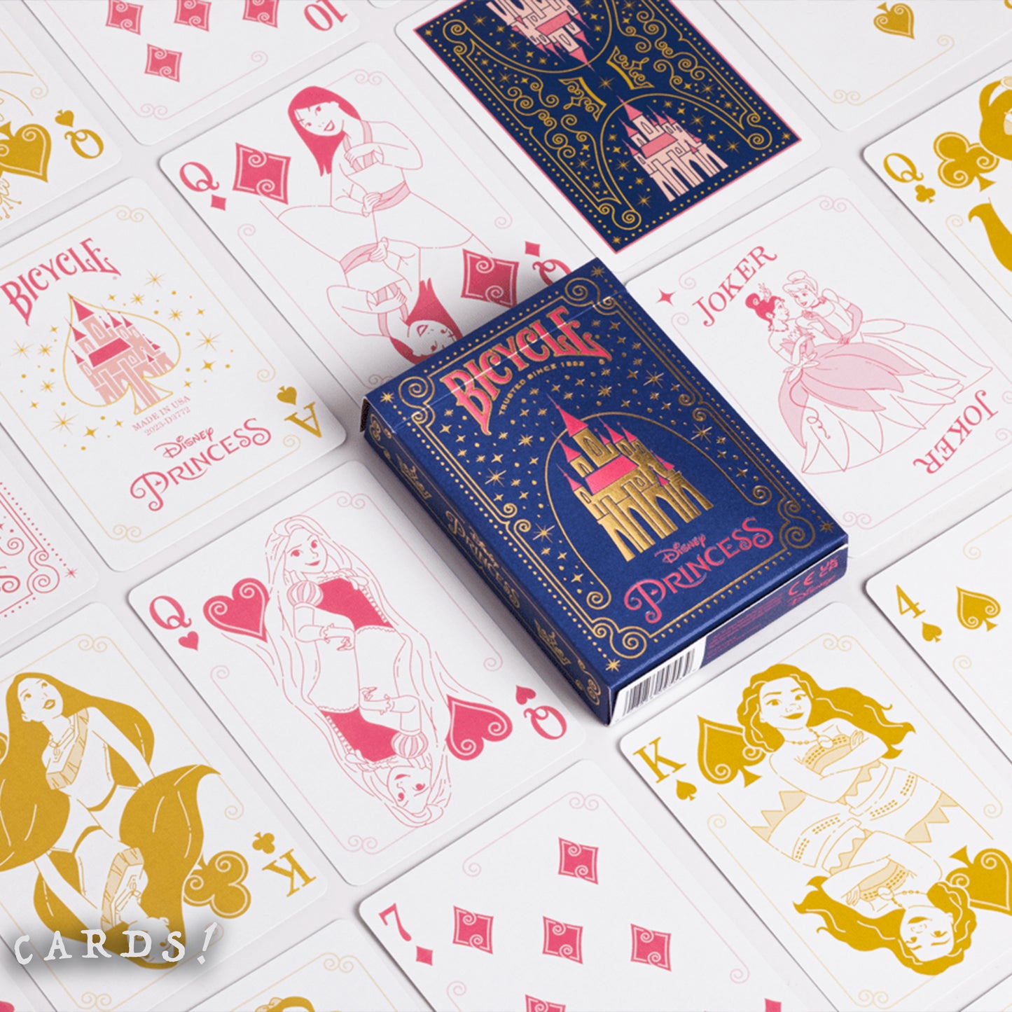 Bicycle® Disney Princess Playing Cards - Navy
