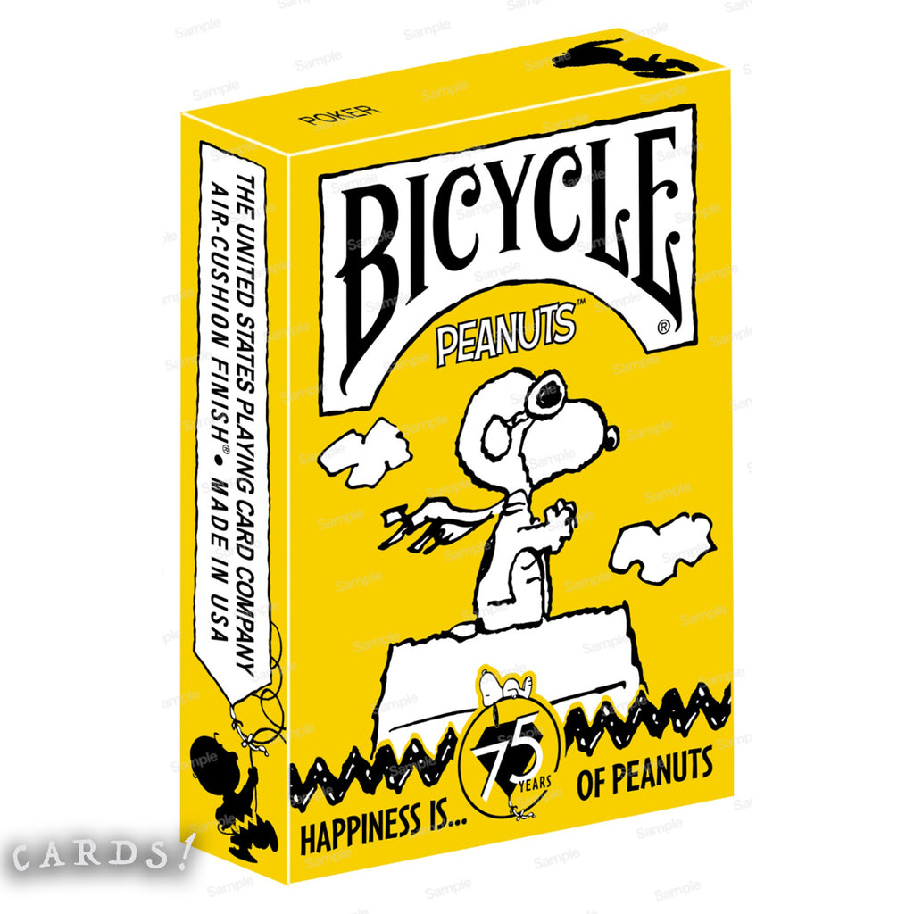 Bicycle Peanuts 75th Playing Cards