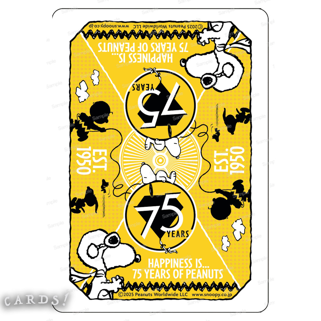Bicycle Peanuts 75th Playing Cards