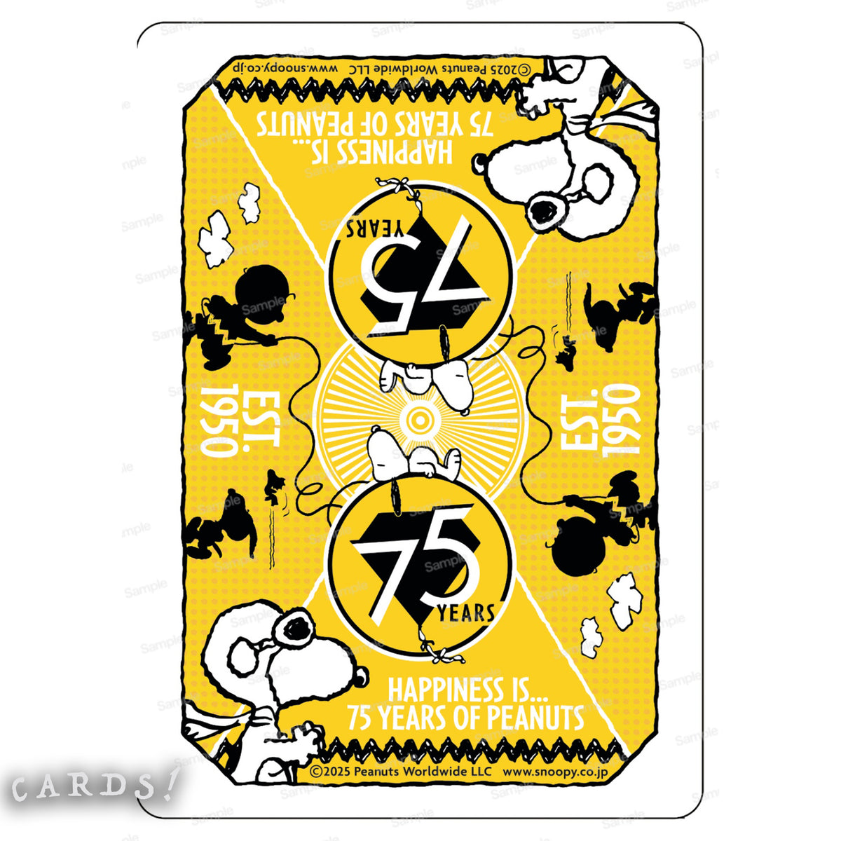 Bicycle Peanuts 75th Playing Cards - The Lanes HK