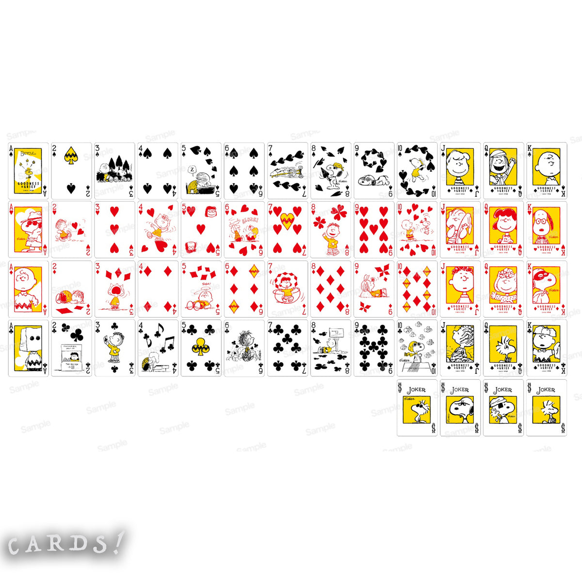 Bicycle Peanuts 75th Playing Cards - The Lanes HK