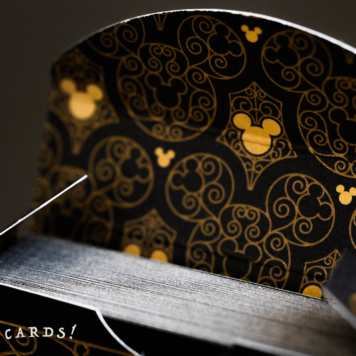 Bicycle Disney Mickey Mouse Black and Gold Playing Cards - The Lanes HK