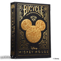 Bicycle Disney Mickey Mouse Black and Gold Playing Cards - The Lanes HK