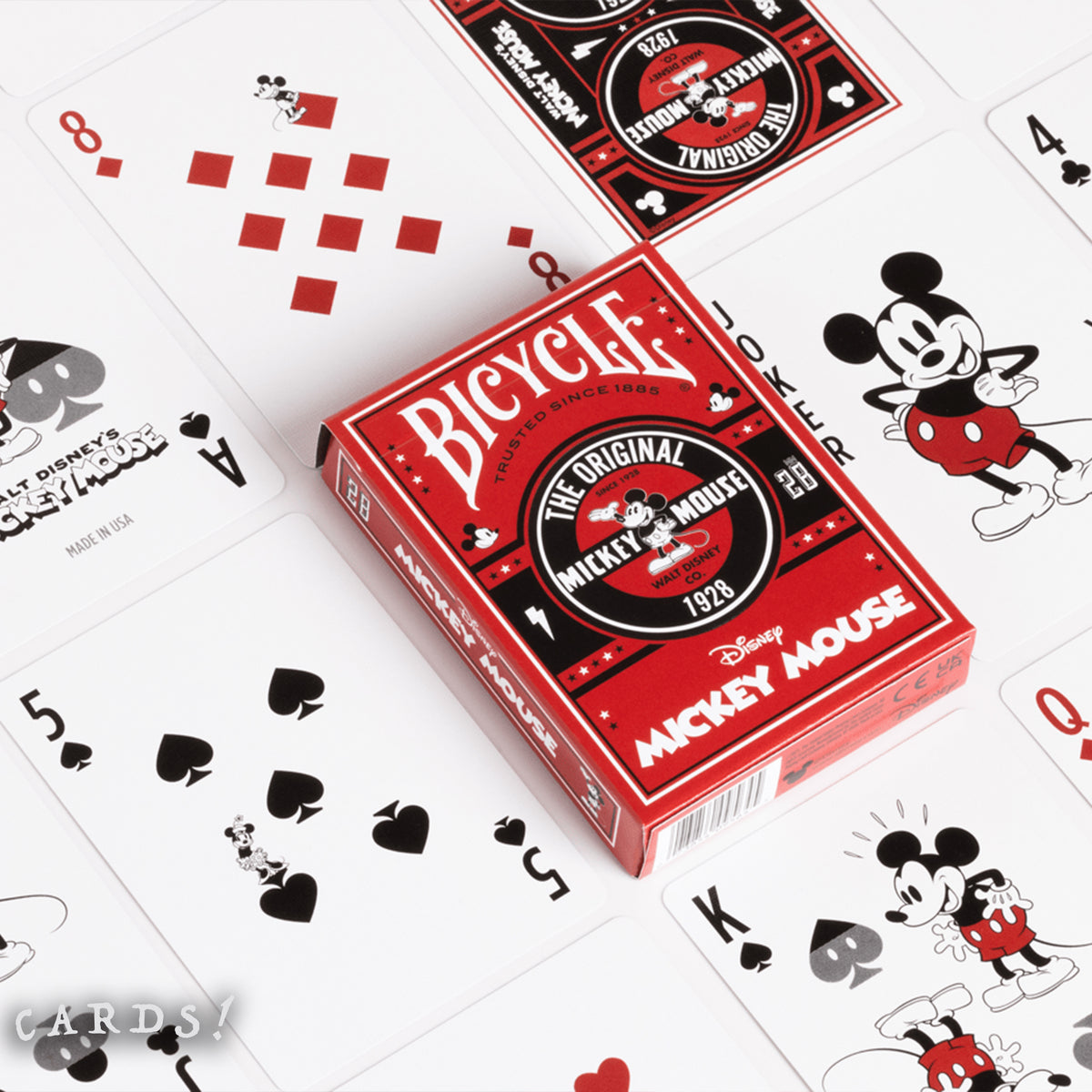 Bicycle Disney Classic Mickey Mouse Playing Cards - The Lanes HK