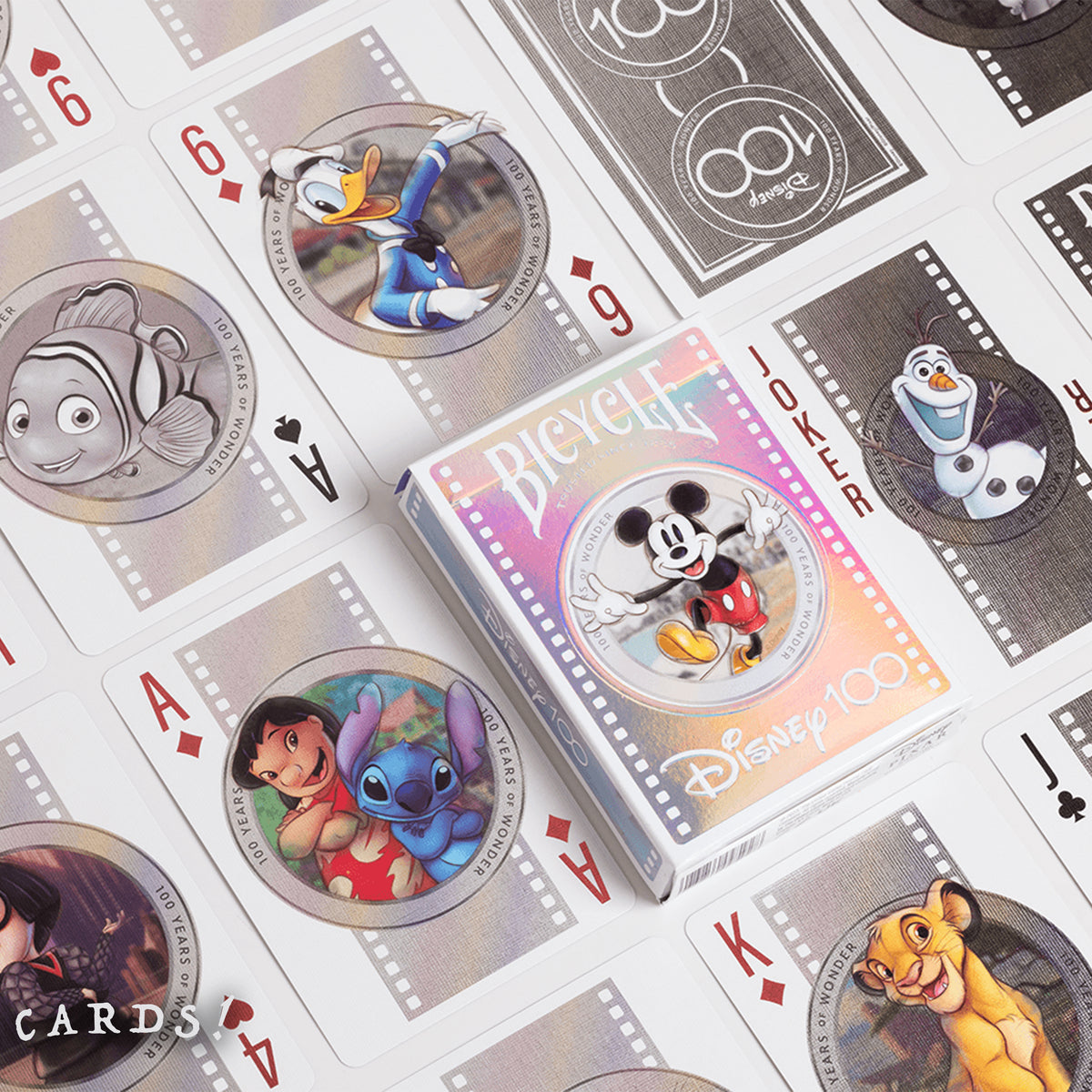 Bicycle Disney 100th anniversary Playing Cards - The Lanes HK