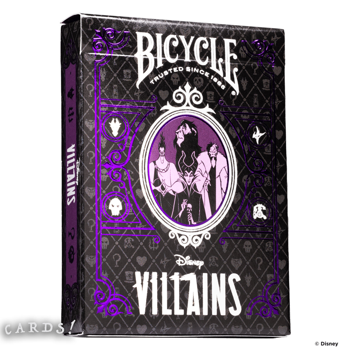 Bicycle Disney Villains Playing Cards - Purple - The Lanes HK
