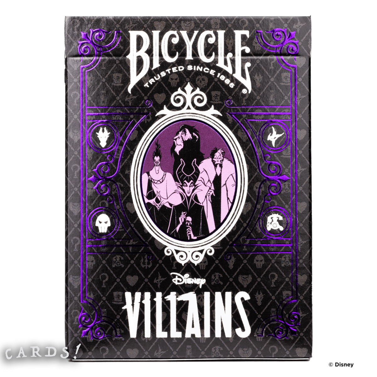 Bicycle Disney Villains Playing Cards - Purple - The Lanes HK