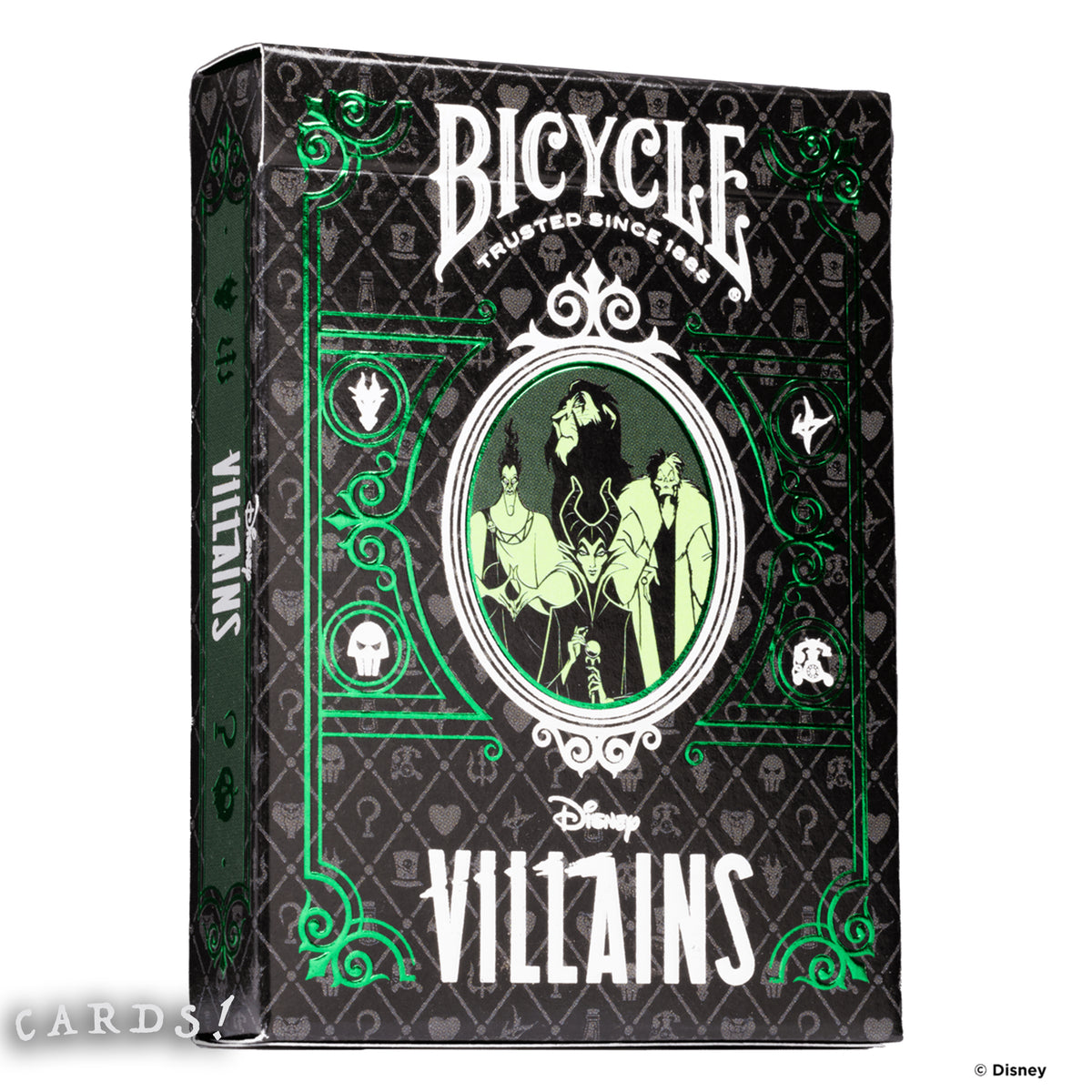 Bicycle Disney Villains Playing Cards - Green - The Lanes HK