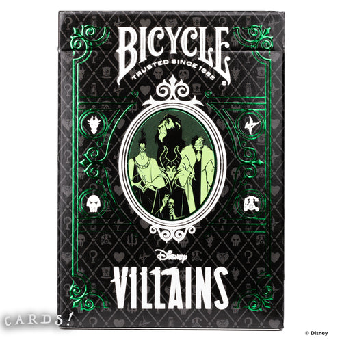 迪士尼反派角色撲克牌 - 綠色