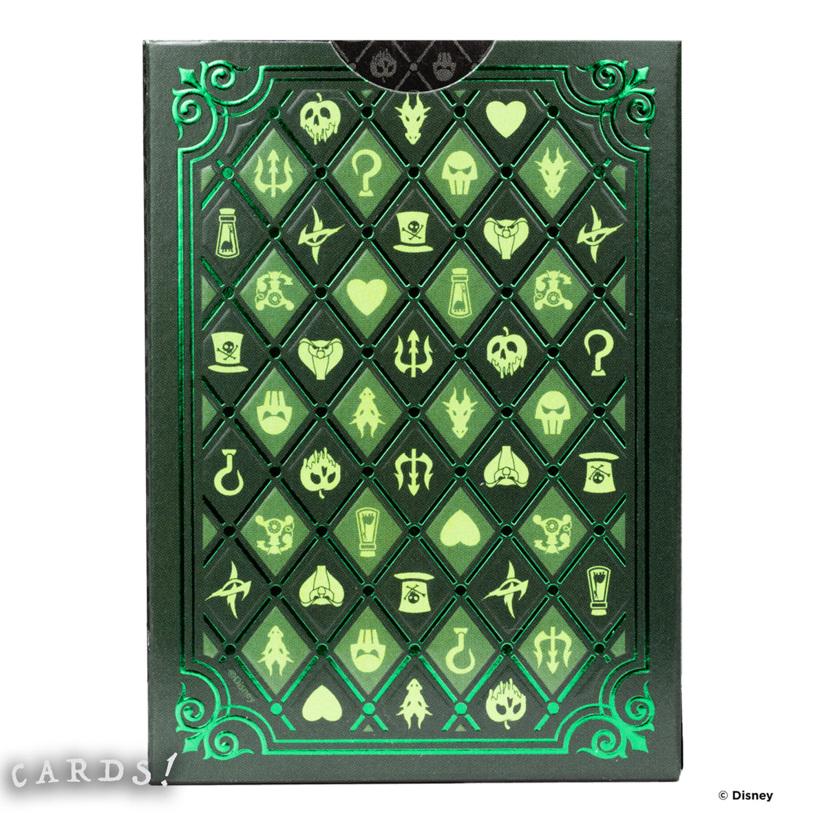 Bicycle Disney Villains Playing Cards - Green - The Lanes HK