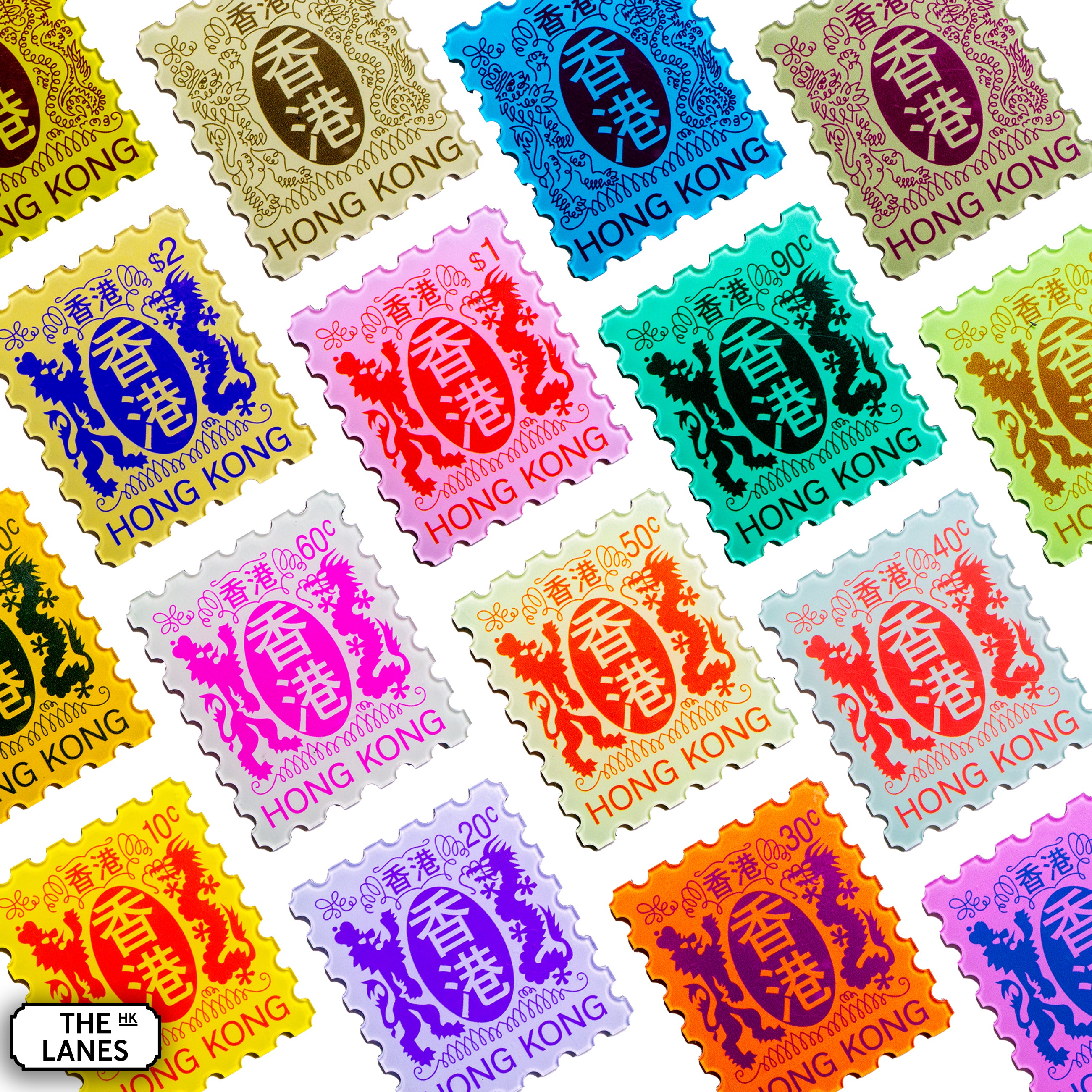 EIIR Definitive Stamp (4th Series) Magnet Set