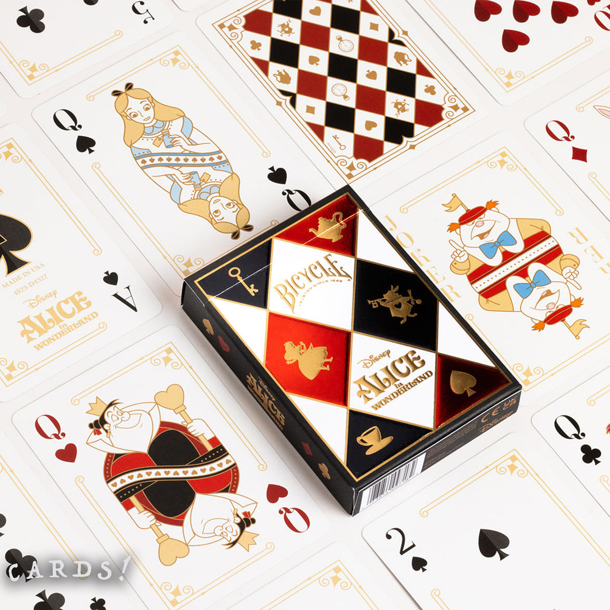 Bicycle Disney Alice in Wonderland Playing Cards - The Lanes HK