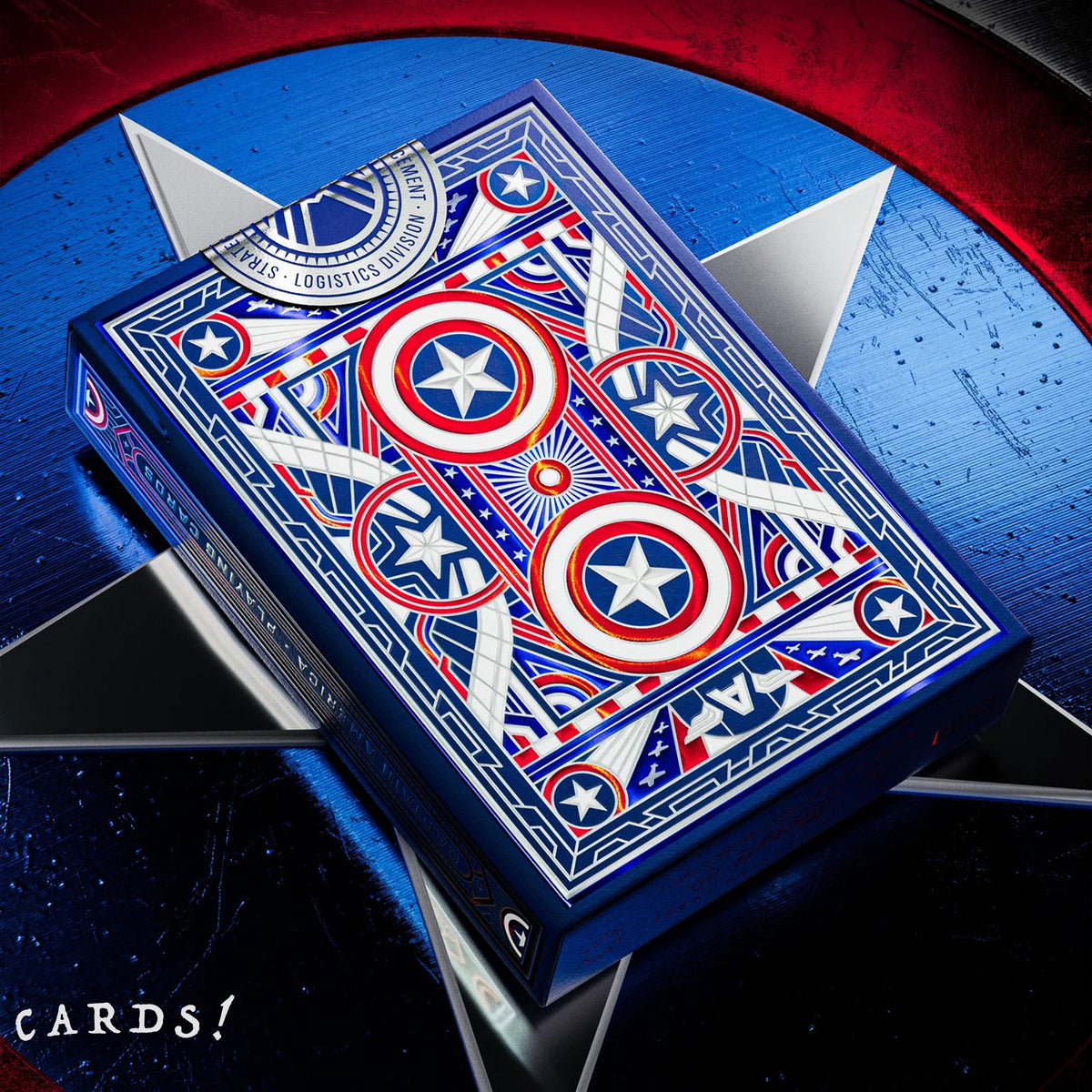 Captain America Playing Cards - The Lanes HK