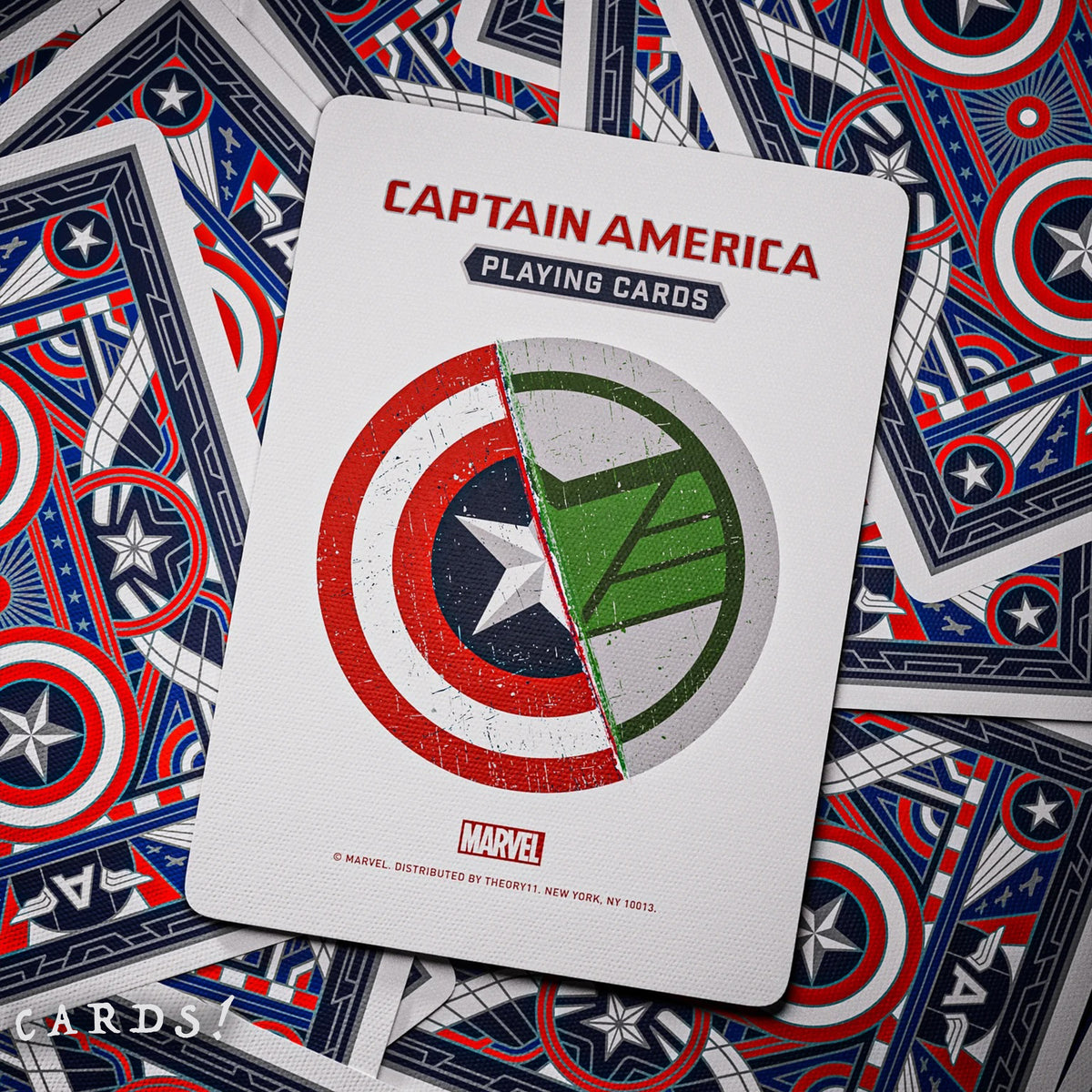 Captain America Playing Cards - The Lanes HK