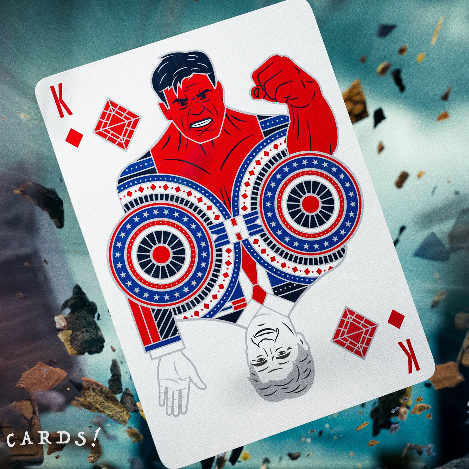 Captain America Playing Cards