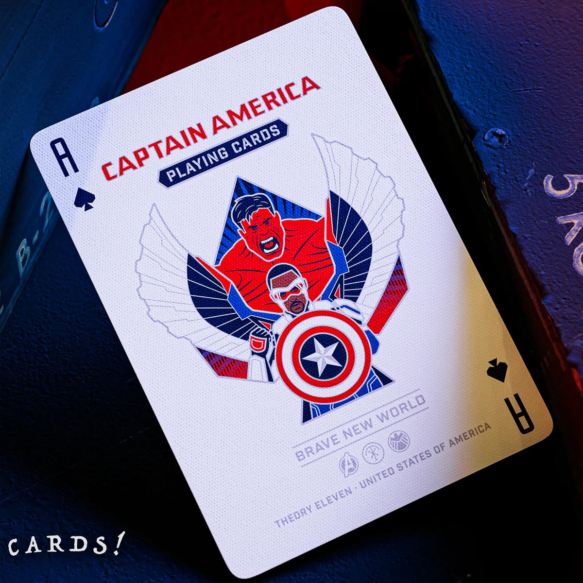 Captain America Playing Cards - The Lanes HK