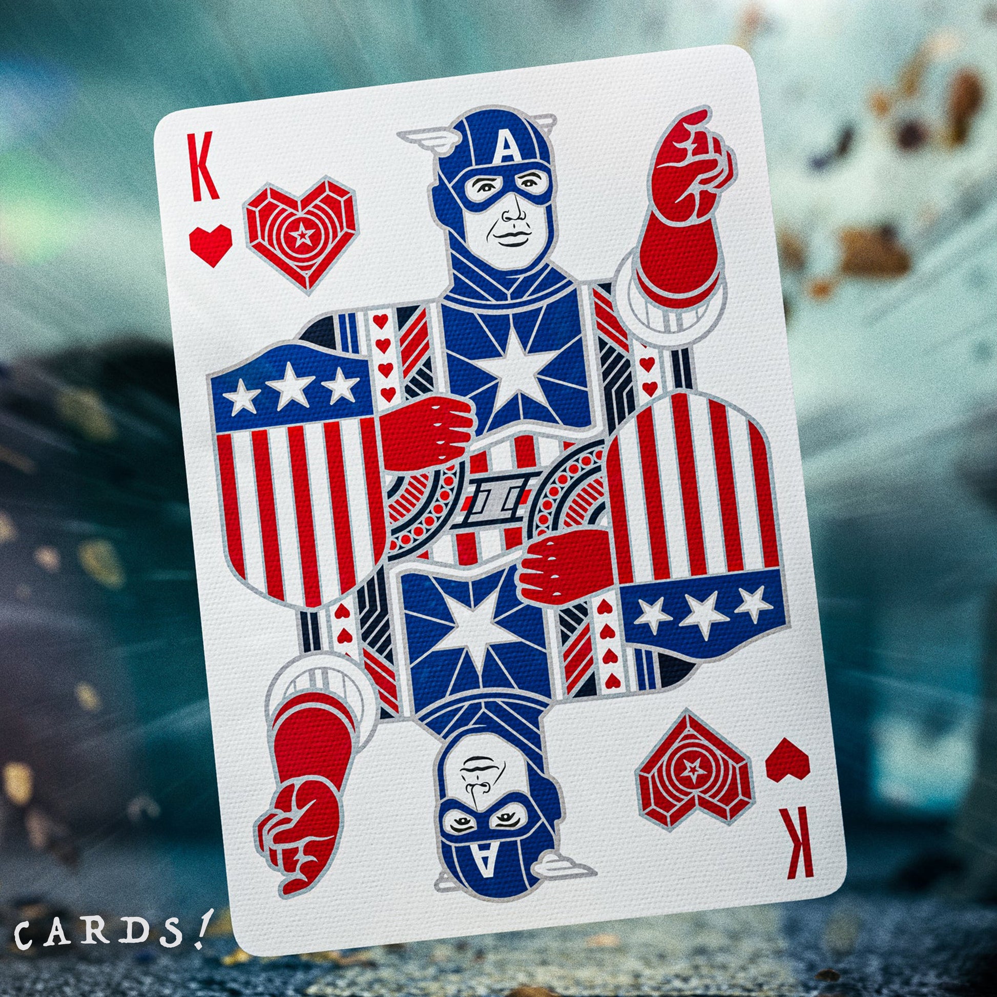 Captain America Playing Cards