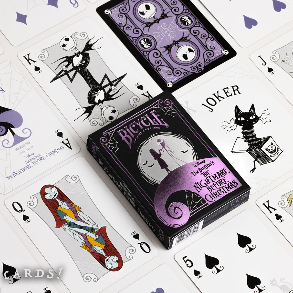Bicycle Disney Tim Burton's The Nightmare before Christmas Playing Cards - The Lanes HK