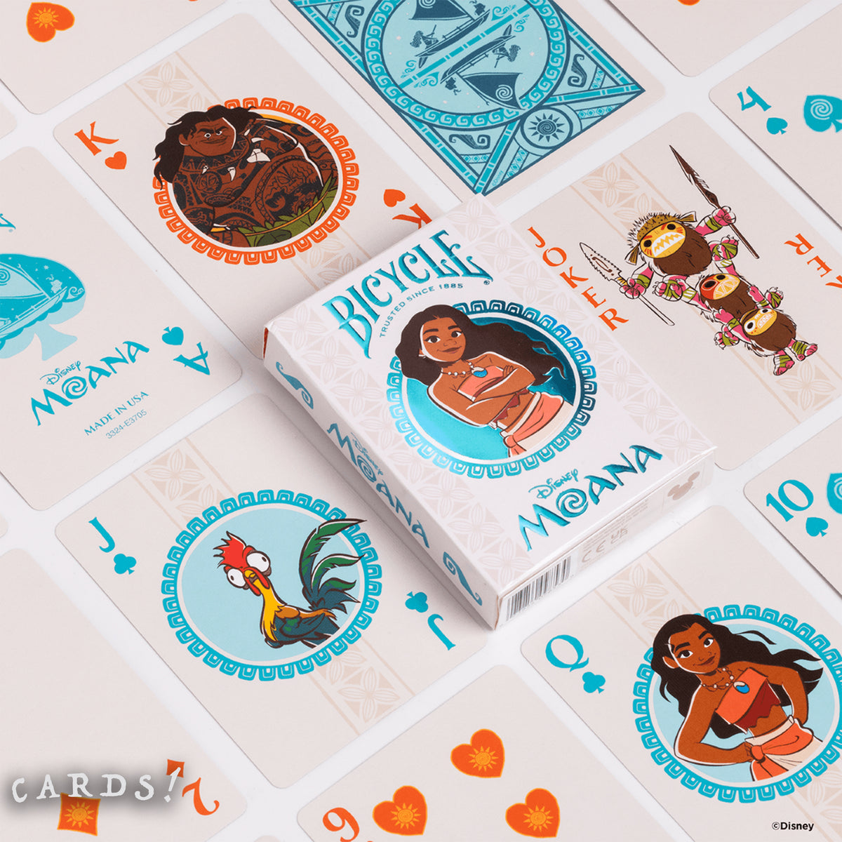 Bicycle Disney Moana Playing Cards - The Lanes HK