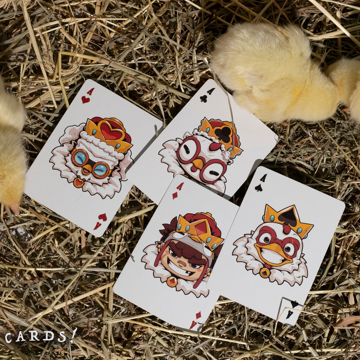 Bicycle Chkns & Crowns Playing Cards - The Lanes HK