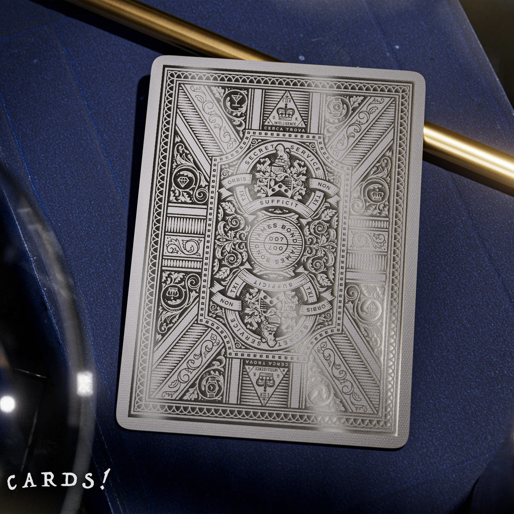 James Bond Silver Edition Playing Cards