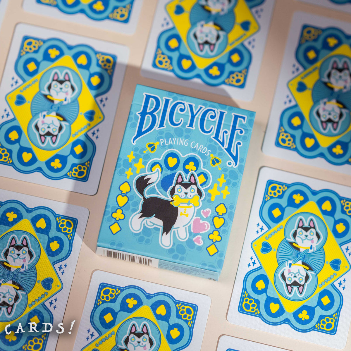 Bicycle Dog (Blue) Playing Cards - The Lanes HK
