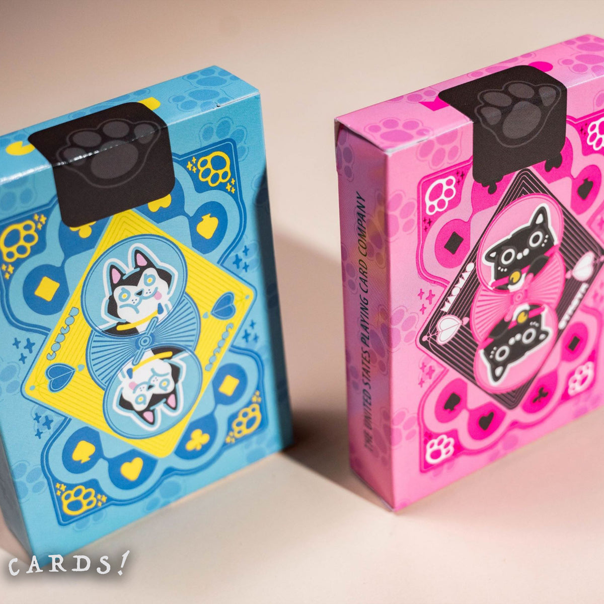 Bicycle Cat (Pink) Playing Cards - The Lanes HK