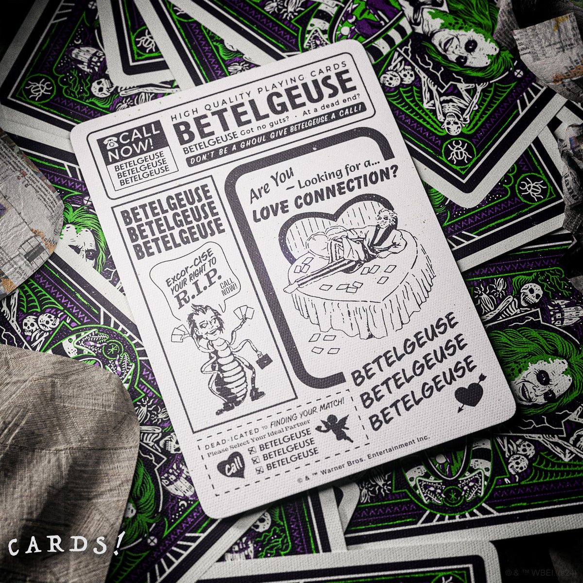 Beetlejuice Playing Cards