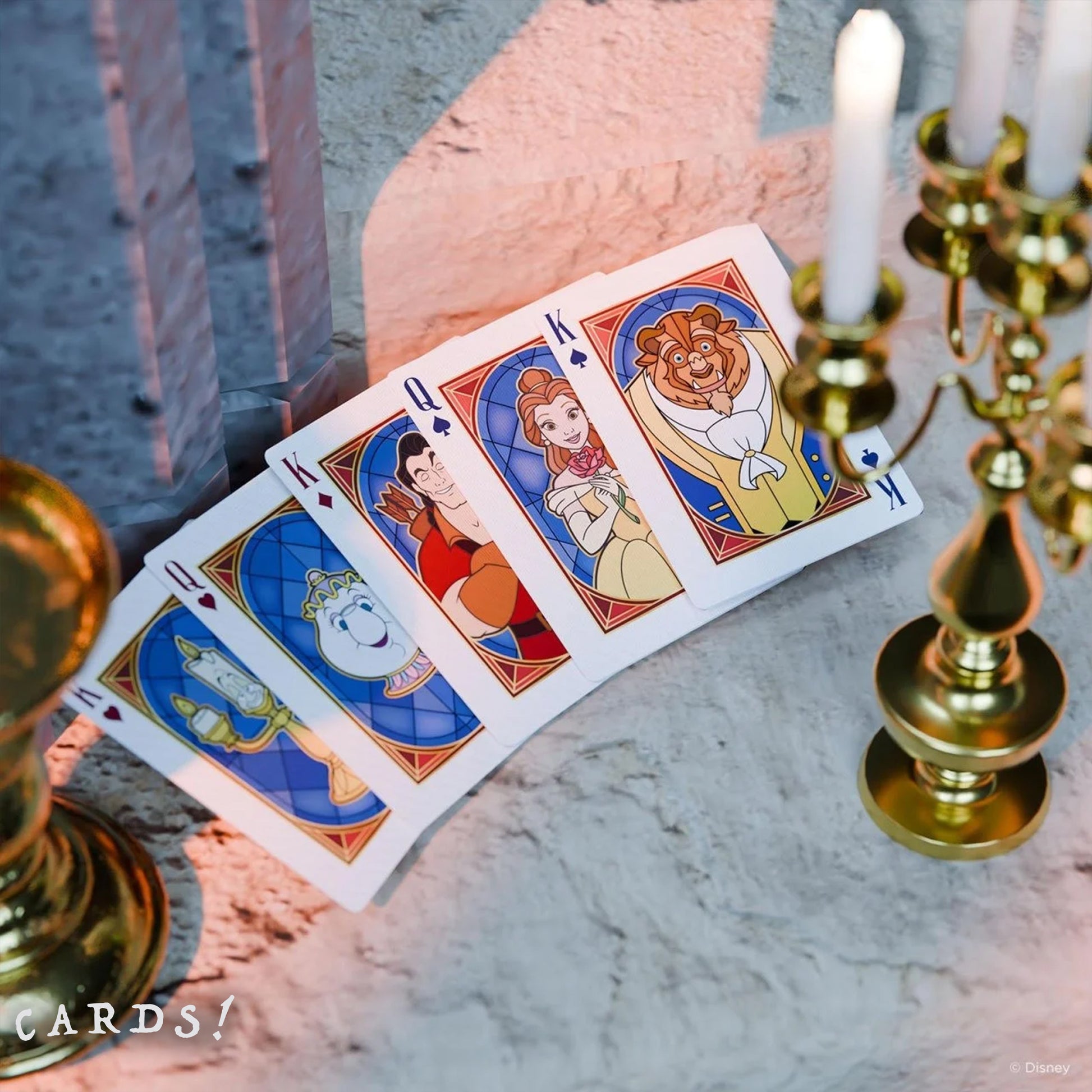 Bicycle Beauty and the Beast Playing Cards - The Lanes HK