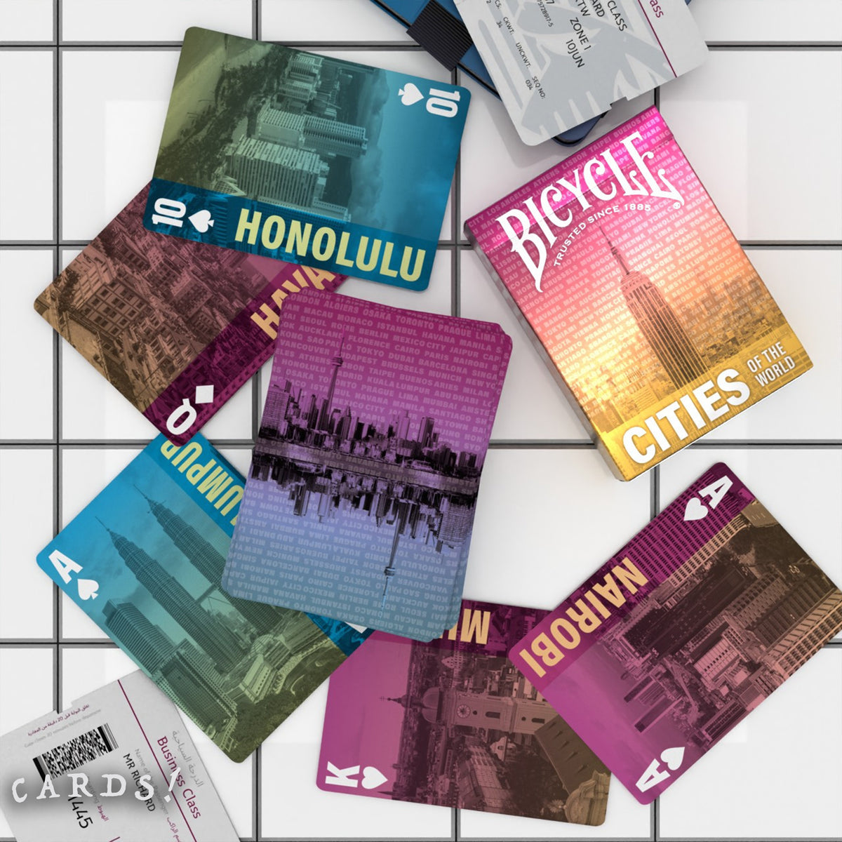 Bicycle Cities of the World Playing Cards - The Lanes HK