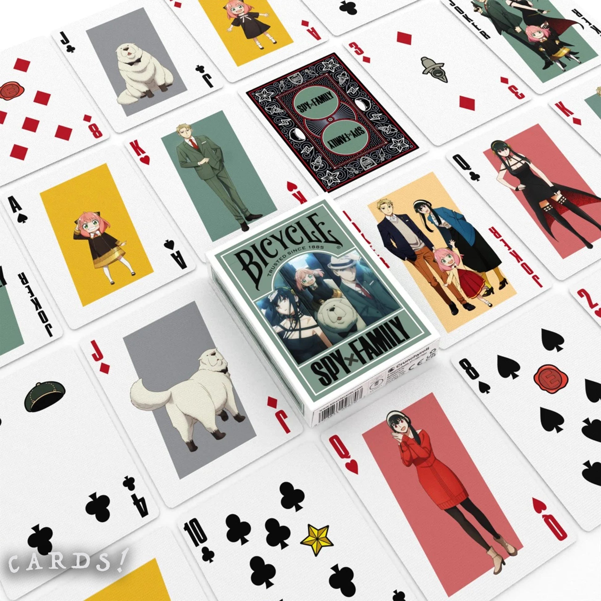 Bicycle Spy x Family Playing Cards - The Lanes HK