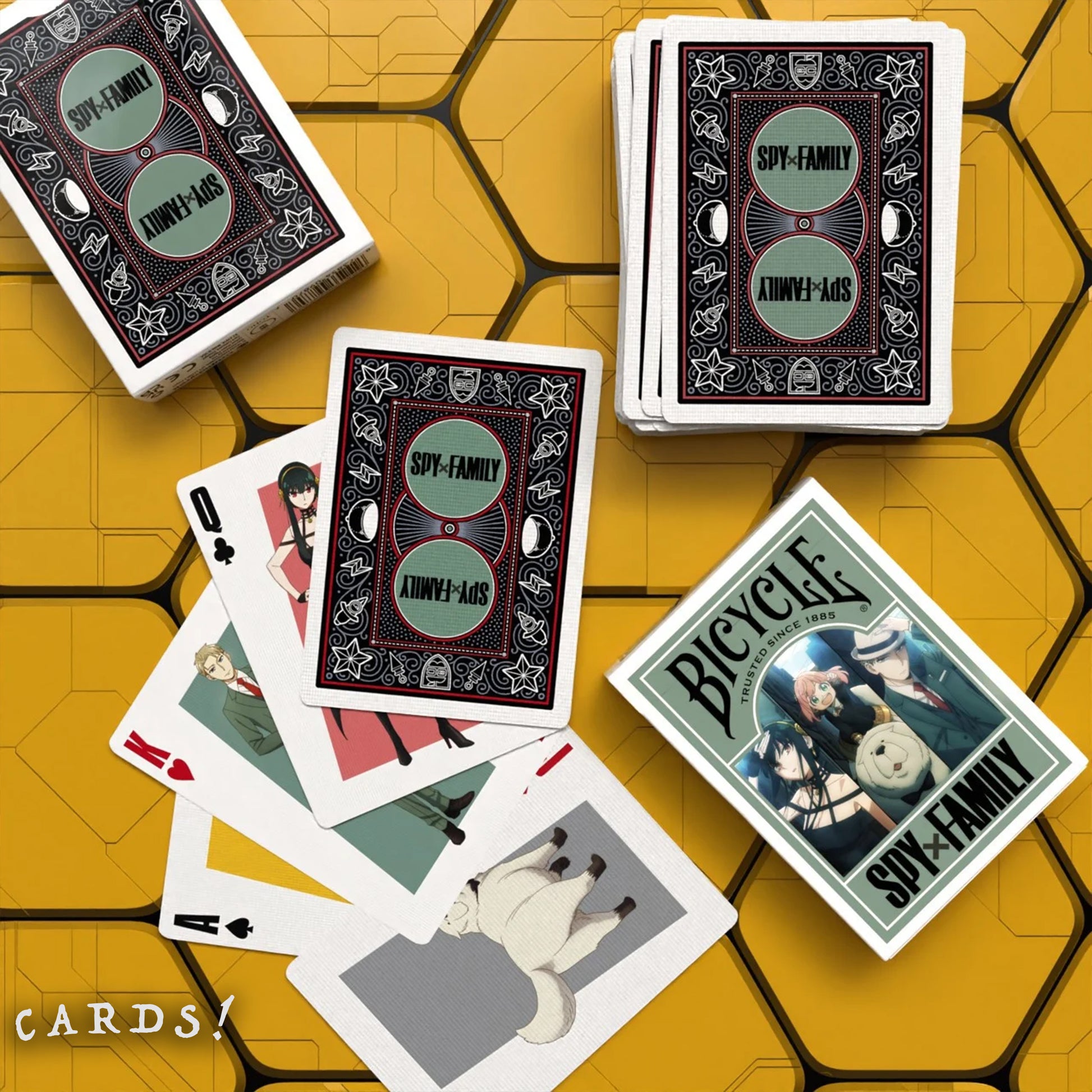 Bicycle Spy x Family Playing Cards - The Lanes HK