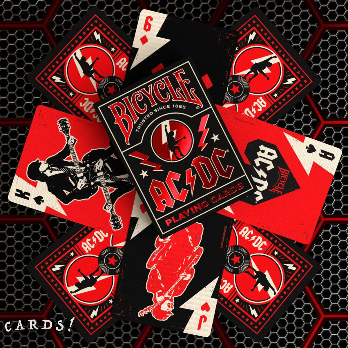 Bicycle AC/DC Playing Cards - The Lanes HK
