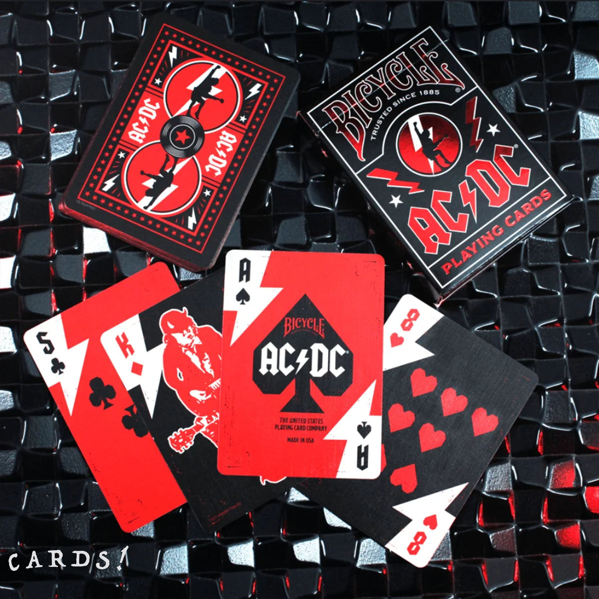 Bicycle AC/DC Playing Cards - The Lanes HK