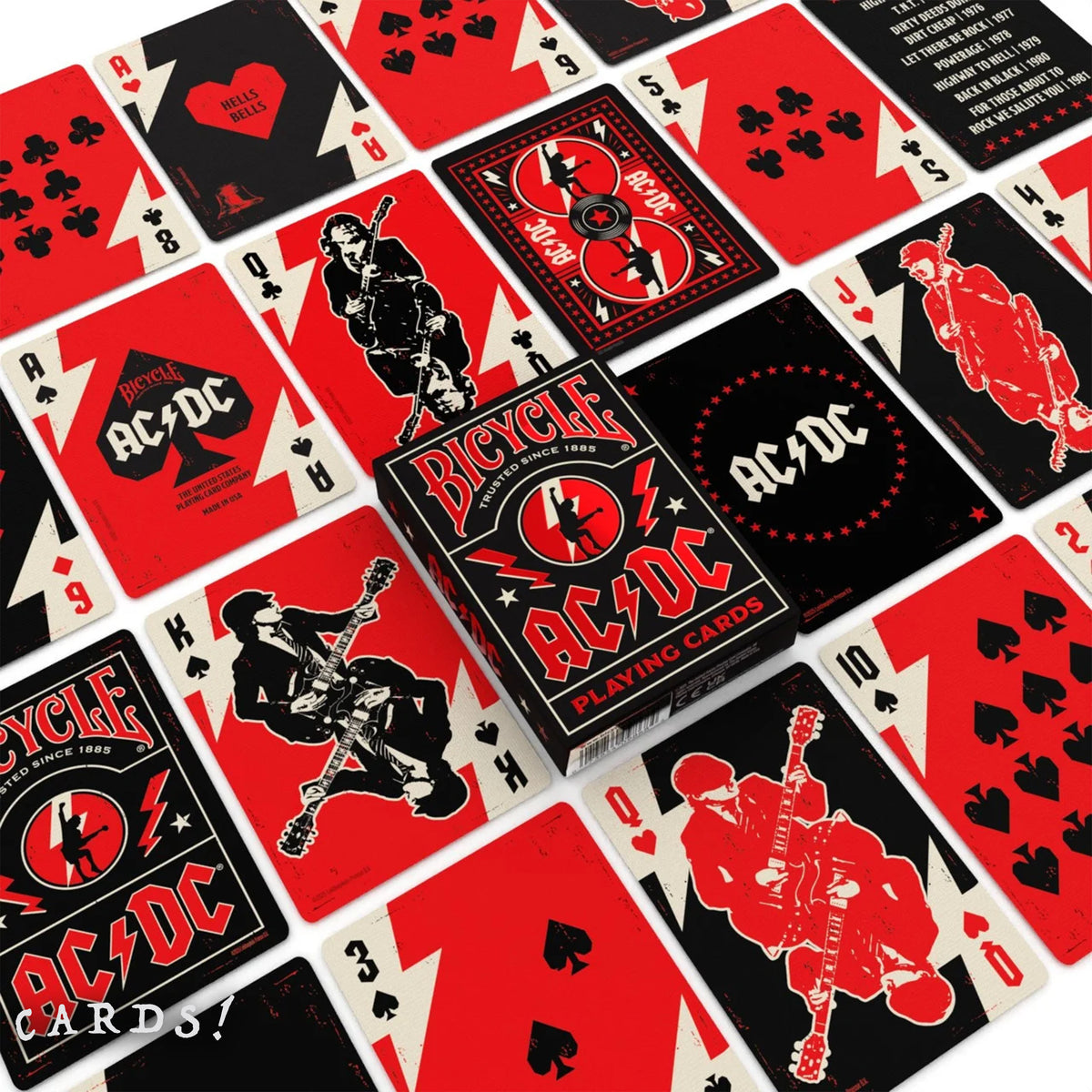 Bicycle AC/DC Playing Cards - The Lanes HK