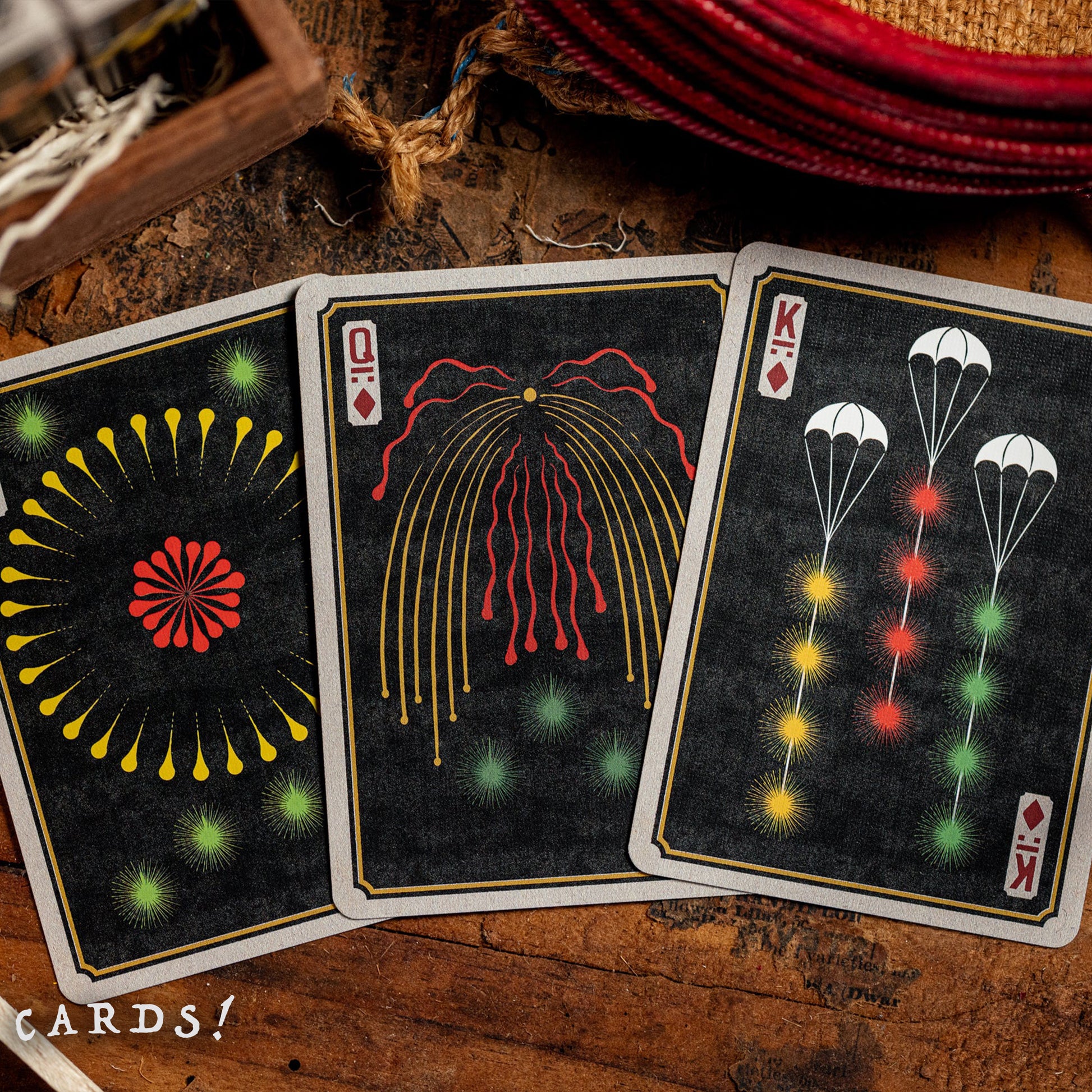 Flower of Fire Playing Cards