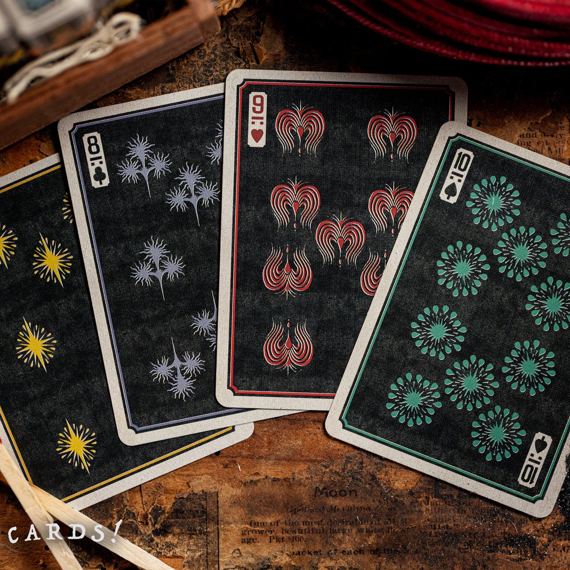 Flower of Fire Playing Cards