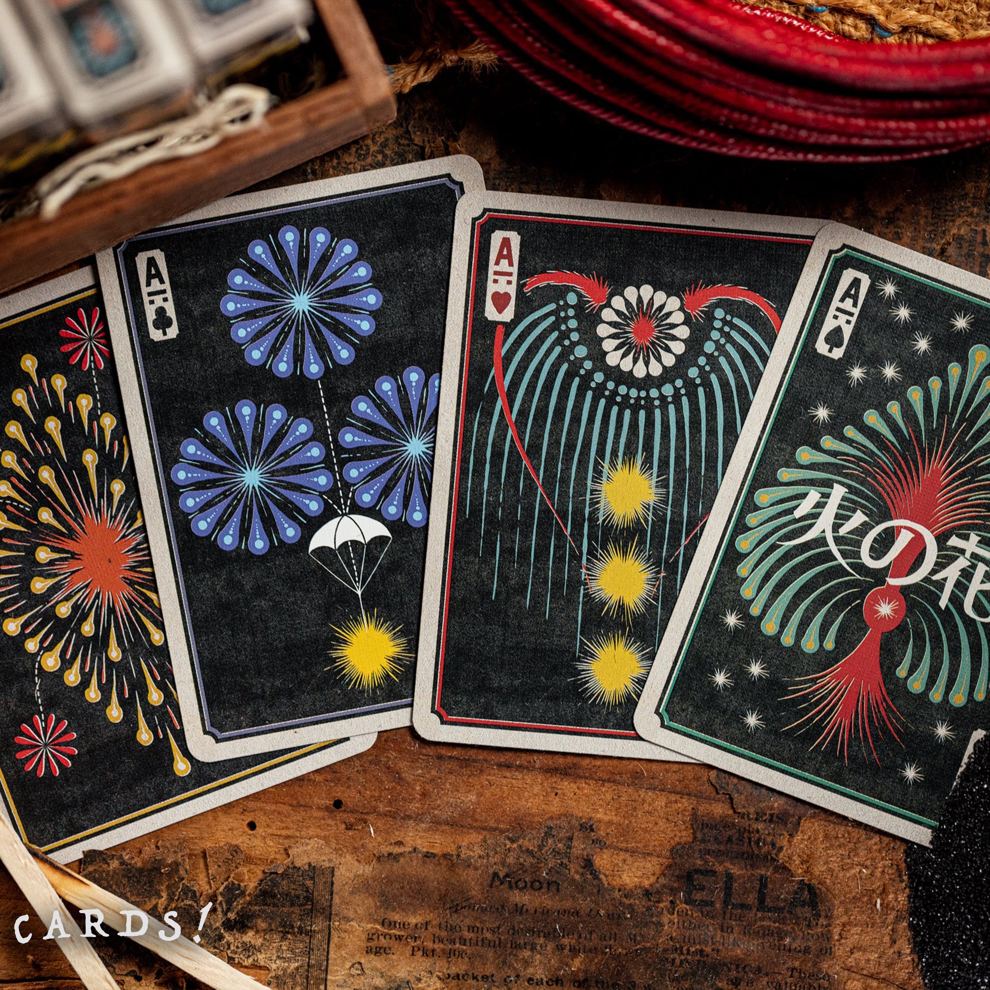 Flower of Fire Playing Cards