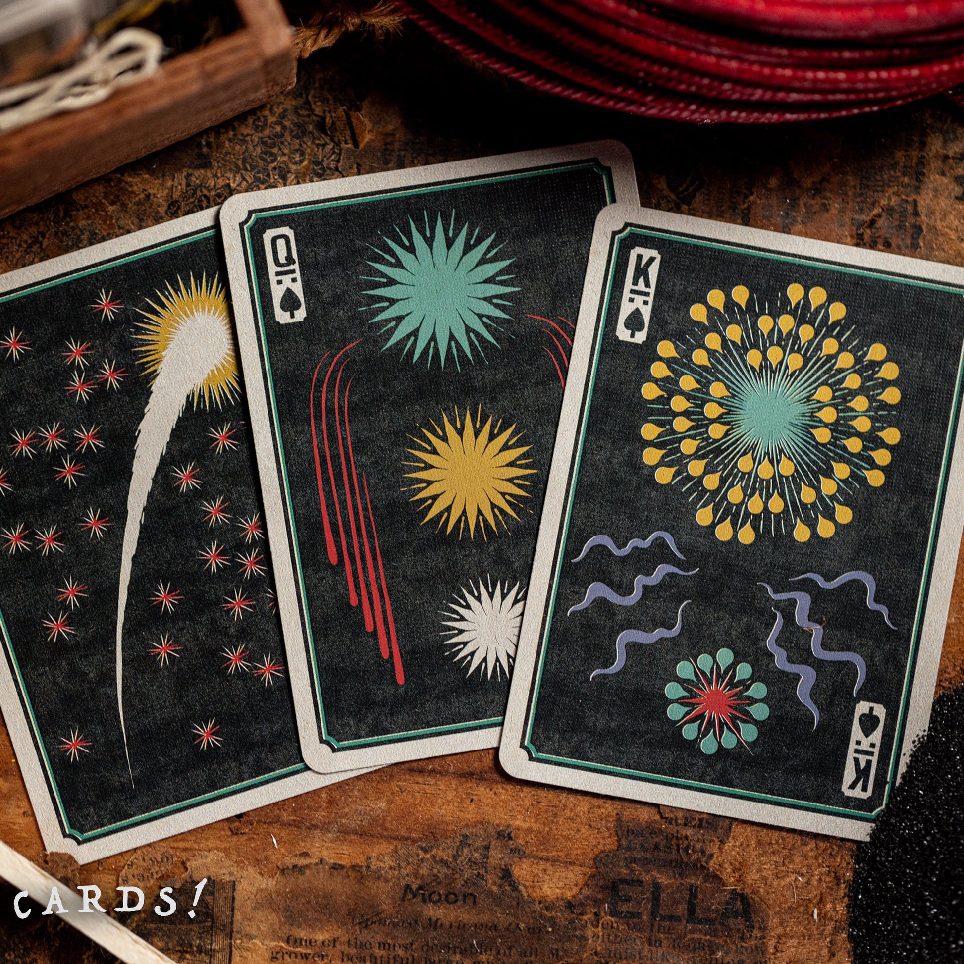 Flower of Fire Playing Cards